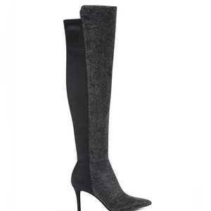 Jessica Simpson Amriena Metallic Stiletto Boot - Knee high boots